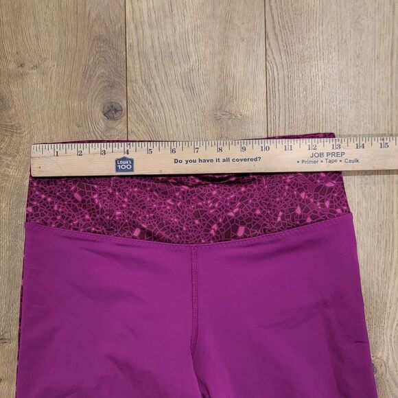 Lululemon Women Real Quick Tight Regal Plum Paradise Geo Regal Plum Multi Size 6 - Picture 11 of 11